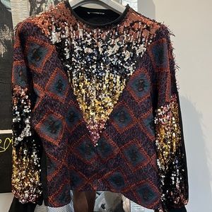 Zara sequins sweater
